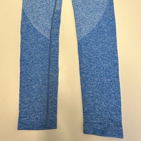 Gymshark Compression Leggings Women's Sz Small Blue Seamless Gym Workout Active - Picture 4 of 7